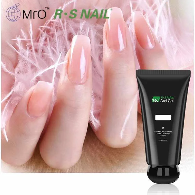 

Free samples RS Nail Soak off long last 1kg extend clear UV gel with factory price support free samples