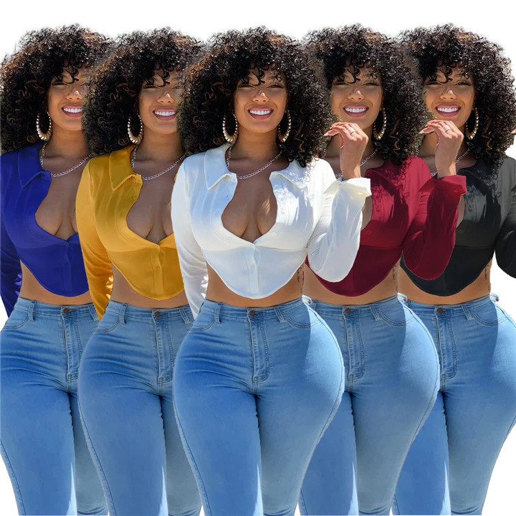 

Z0254- womens fashion trendy 2020 shirts for women blouses tops woman sexy crop