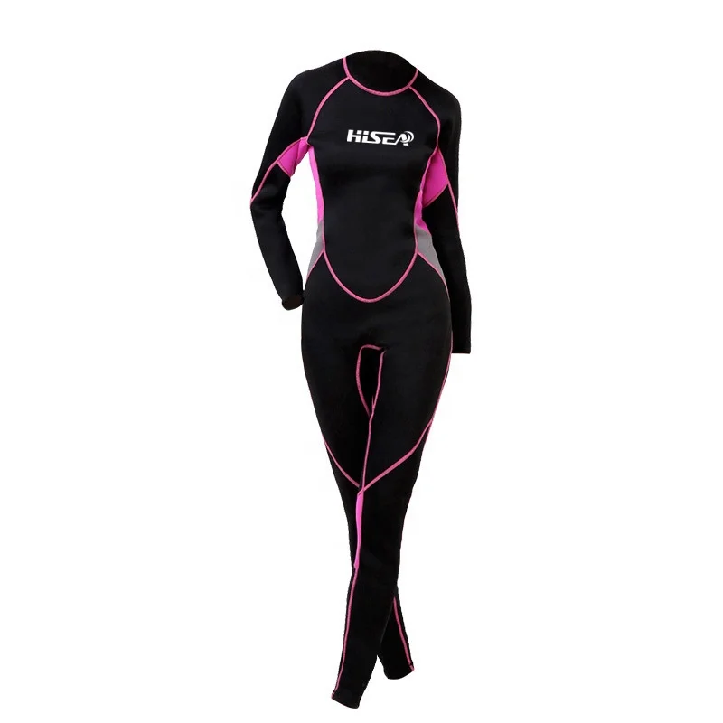
kite surfing wetsuit black pink 2.5mm Women neoprene wetsuit 