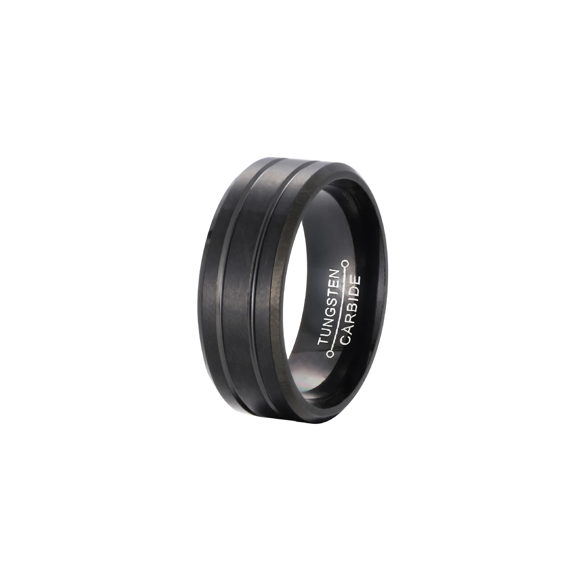 

Wholesale Stainless Steel Rings For Men Black Titanium Steel Rings Free Shipping, As picture
