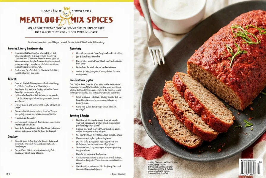Meatloaf with spices on top
