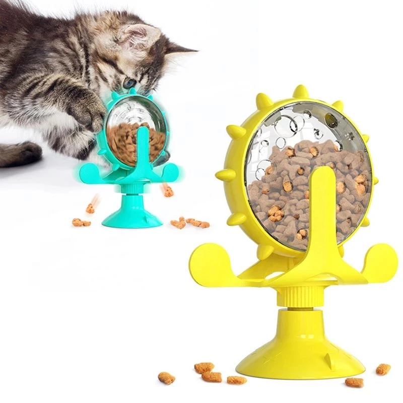 

Interactive Treat Leaking Toy for Small Dogs Original Slow Dog Feeder Funny Dog Wheel Pet Products Accessories