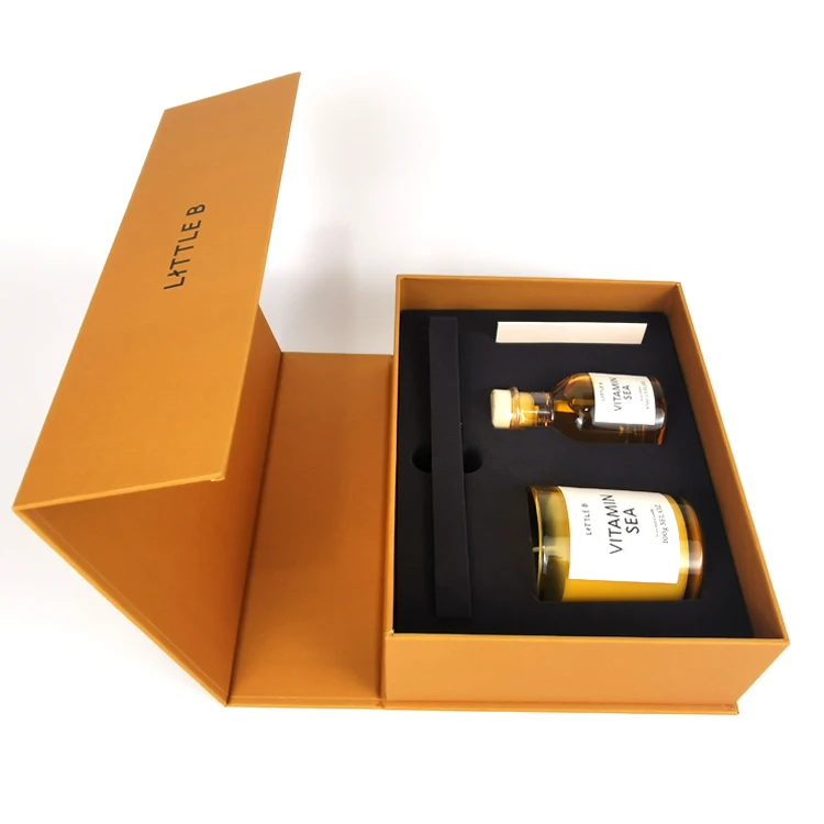 Wholesale Custom Candle Gift Box With Inserts Packaging Luxury Logo