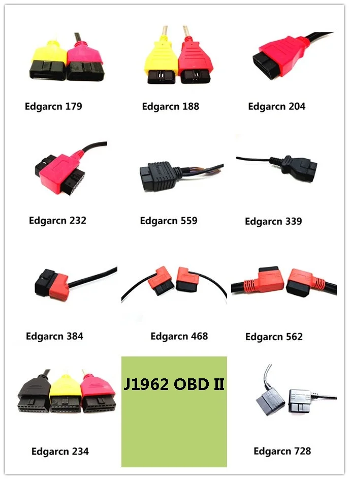 16pin OBDII Passthru Cable with Power Break Out and IP68 Rating for Heavy-Duty Automotive Wiring Harness