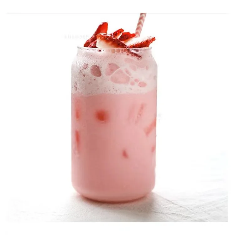

400ml heat resistant high borosilicate glass cute mug for milk and juice, Clear