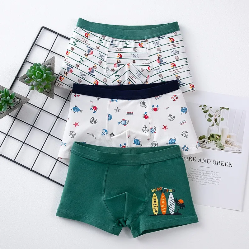 

Wholesale Baby Underwears Cartoon cute Kids Boys Underwear Soft Boxers Underpants Kids, Custom color