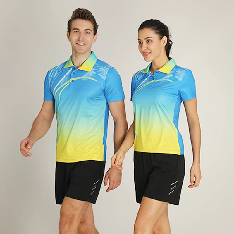 

Custom Design OEM Logo Cotton Table Tennis Clothes Clothing T Shirt Women's Sport Golf Polo Tshirt Slim Fit Tennis Wear, Custom color