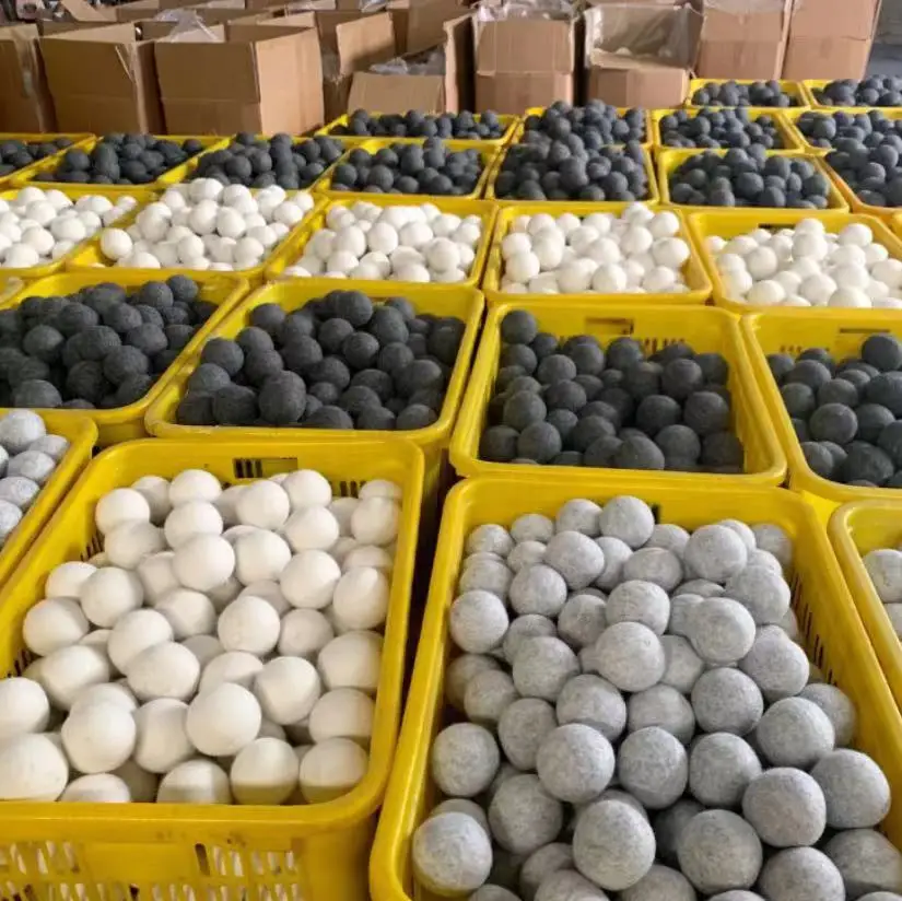 
100% eco-friendly handmade Nepal wool felt dryer balls laundry washing ball 