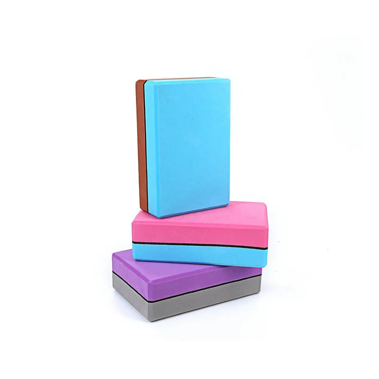 

Yoga Blocks Pilates Bricks High Density EVA Foam Exercise Fitness Quality, Customized color
