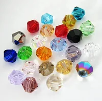 

4mm rhombus crystal glass beads for Jewelry Making Yiwu Factory Direct Prices