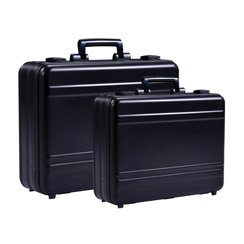 Metal Briefcases For Men Aluminum Attache Cases Gun Metal Silver Laptop