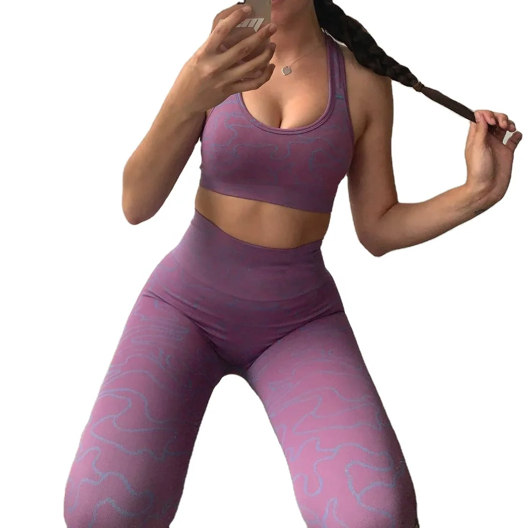 

Custom Logo Shark Knitted Yoga Room Three-piece Sportswear, Picture color/custom color