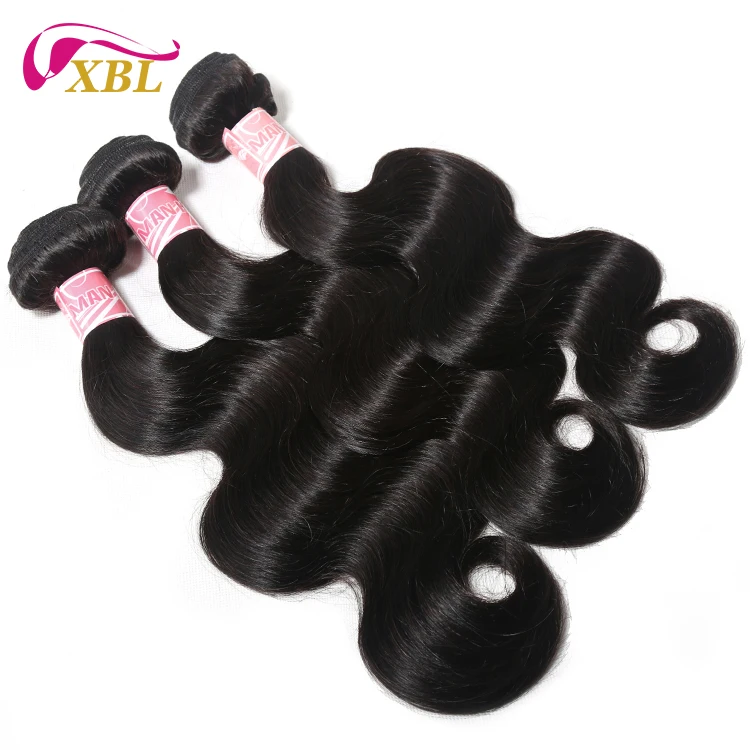 

XBL Hair Double Drawn Virgin Human Indian Hair Natural Weaving,Wholesale cuticle aligned virgin hair