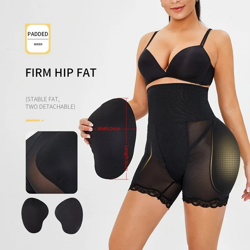 

Women Butt Lifter Shaper Panties High Waist Tummy Control Shapewear Padded Buttocks Panties