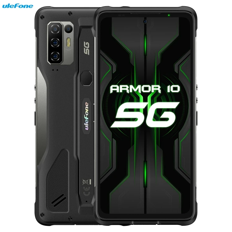 

New Product Original Ulefone Armor 10 5G Rugged Phone 8GB+128GB 6.67 inch Android 10.0 MTK6873 Octa Core Mobile Phones