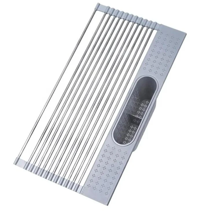 

magic rolling rack accessories in the sink dish drying rack roll up new silicone folding drain rack
