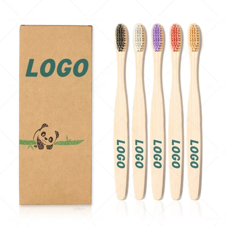 

Wholesale Travel Set Private Label Logo Premium Extra Soft Head Adult Kid Children Biodegradable Bamboo Charcoal Toothbrush