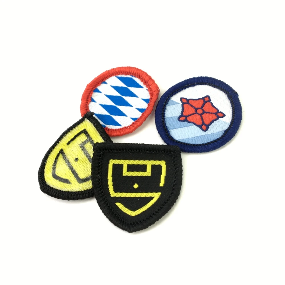 

High quality custom logo school clothes woven custom embroidery patch