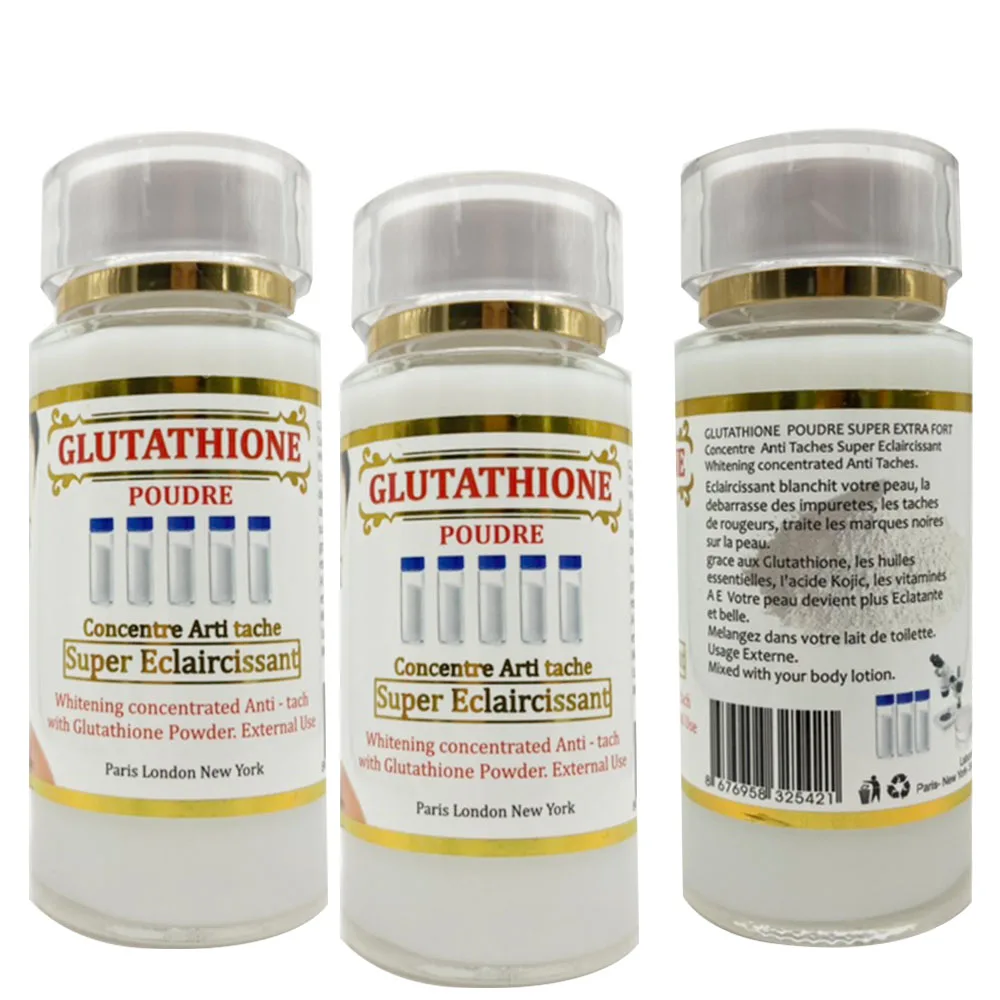 

Glutathion Powder Concentre Anti-tache Super Eclaircissant Whitening with Glutathion Powder Serum External Use, White liquid