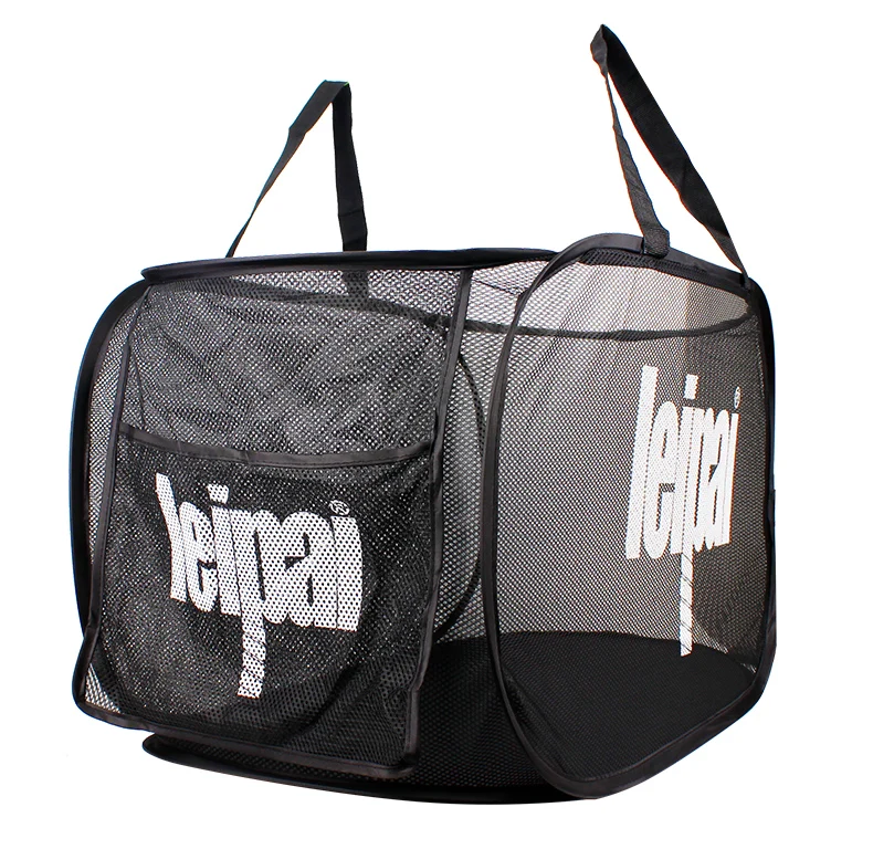 

LEIPAI Foldable Storage Bag/box for sports equipments, Black