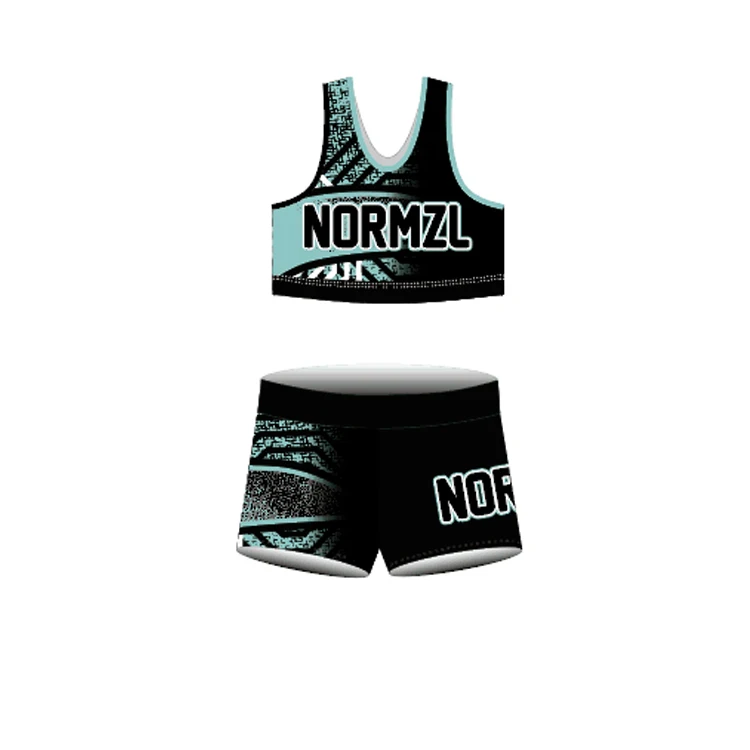 

Wholesale Custom Adult Bra Youth Dance Shorts Cheer Uniforms
