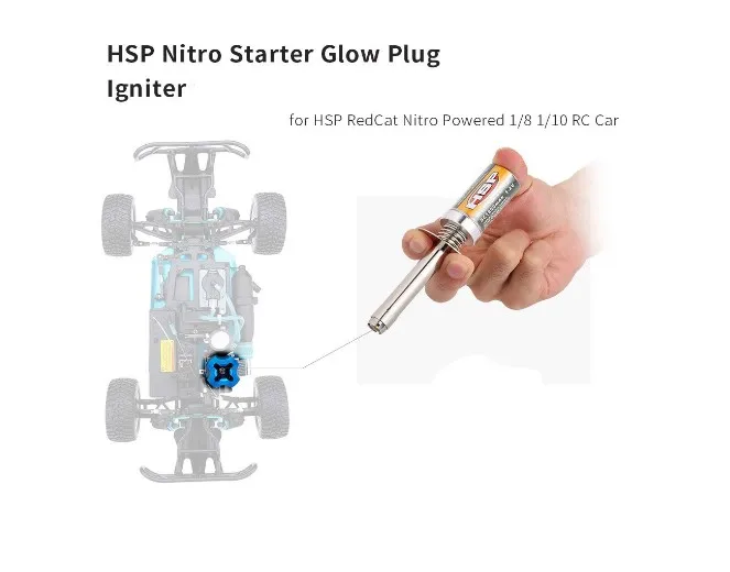 Glow Plug Igniter Starter Ignitor For Hsp 1/8 1/10 Nitro Buggy Truck