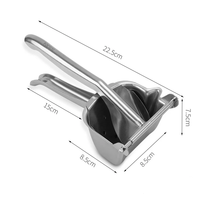 

Zogift Hot Sale Stainless Steel Hand Orange Juicer Metal Manual Fruit Squeezer