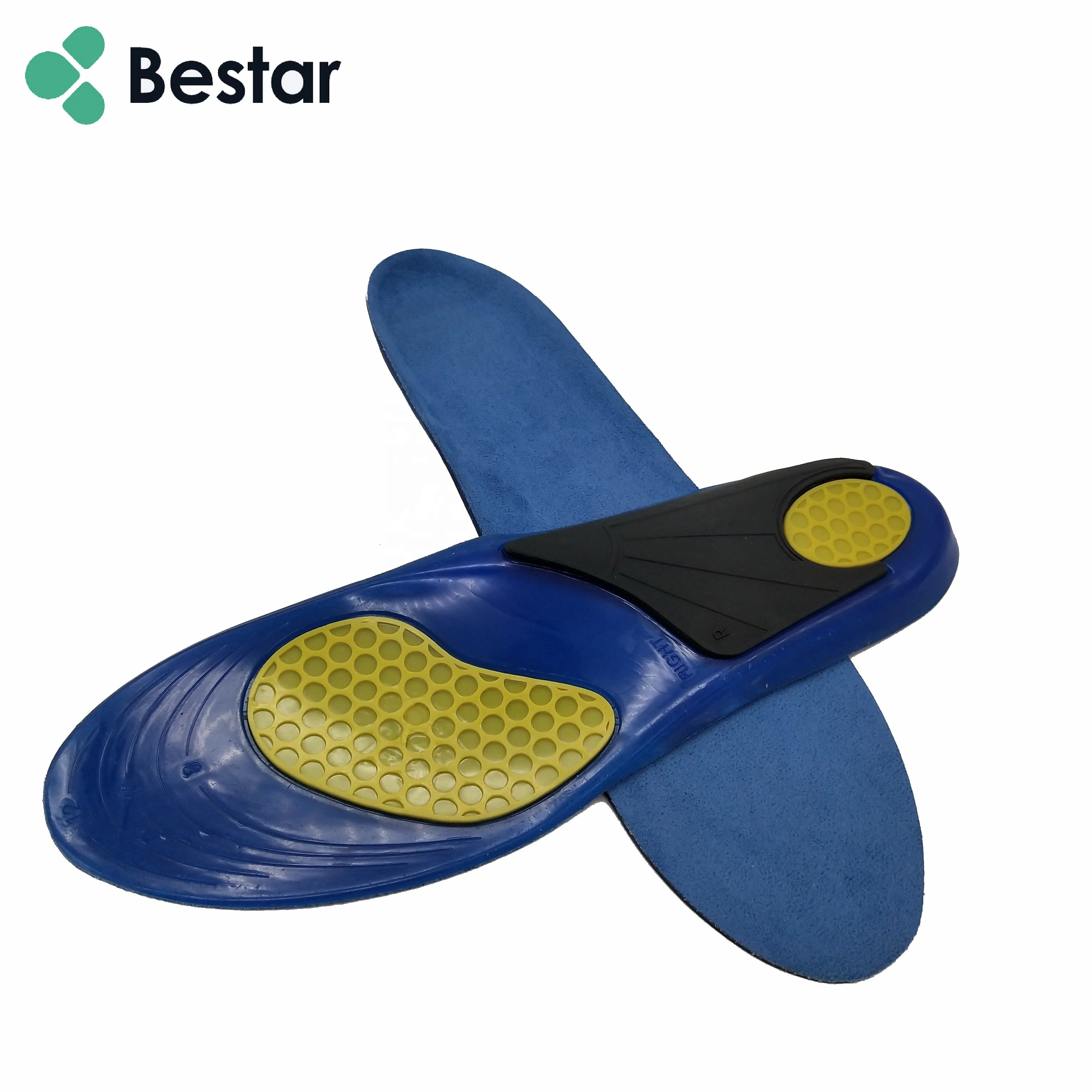 

TPE Men and Women Shoe Insoles OEM Customized Logo Color Printing silicone gel insole, As photo or customized