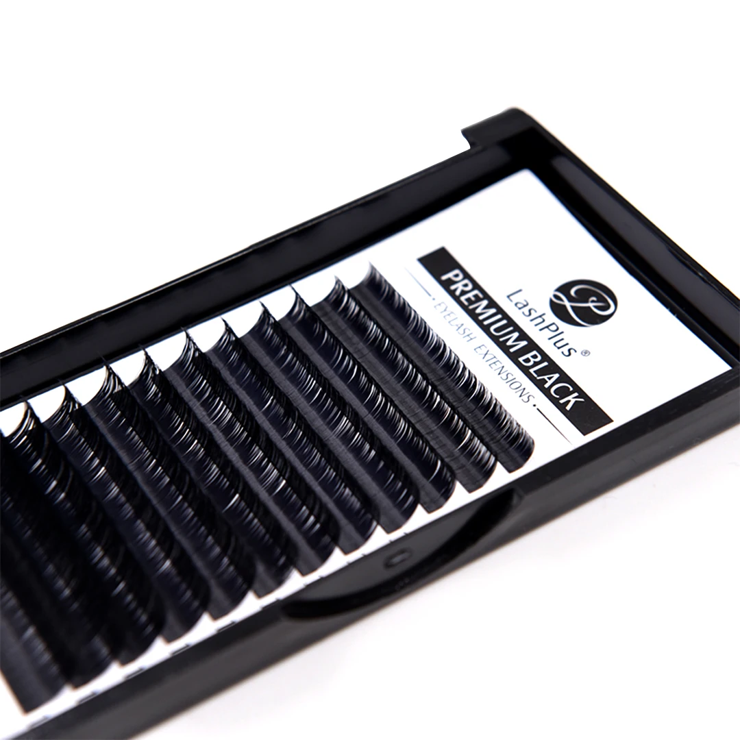 

d curl 0.03mm 12 row Russian volume easy fanning eyelash extensions Mega volume eyelash extensions, Black