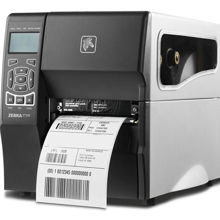 

ZEBRA ZT230 203dpi 300dpi ttr ribbon thermal transfer label printer Zebra brand