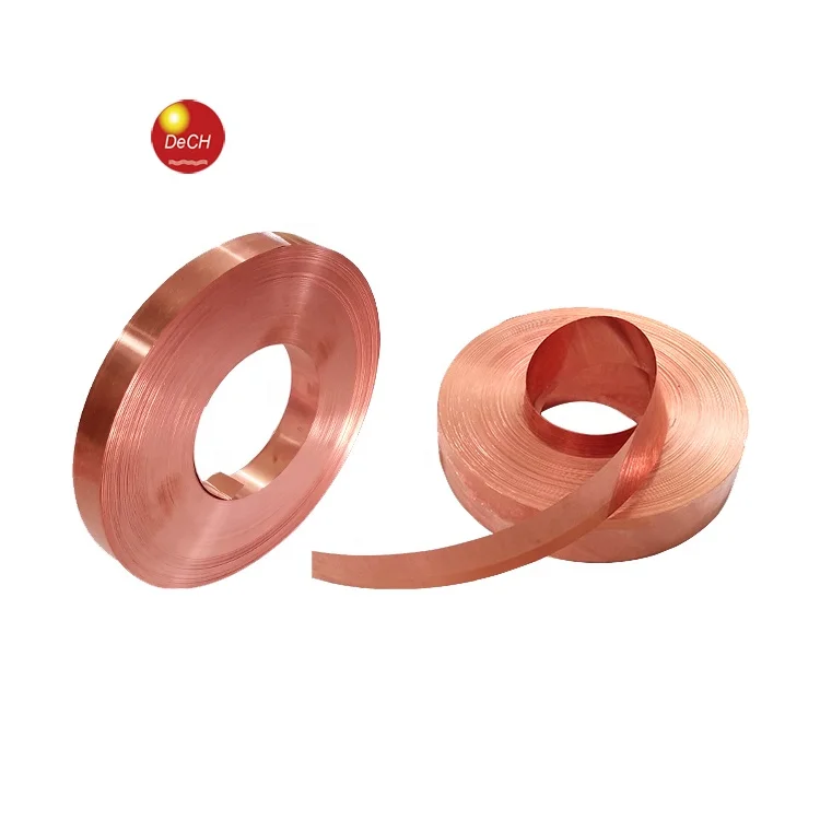 
0.01mm / 0.02mm / 0.03mm Thick Pure Narrow Copper Strip Foil Rolled  (60777876815)