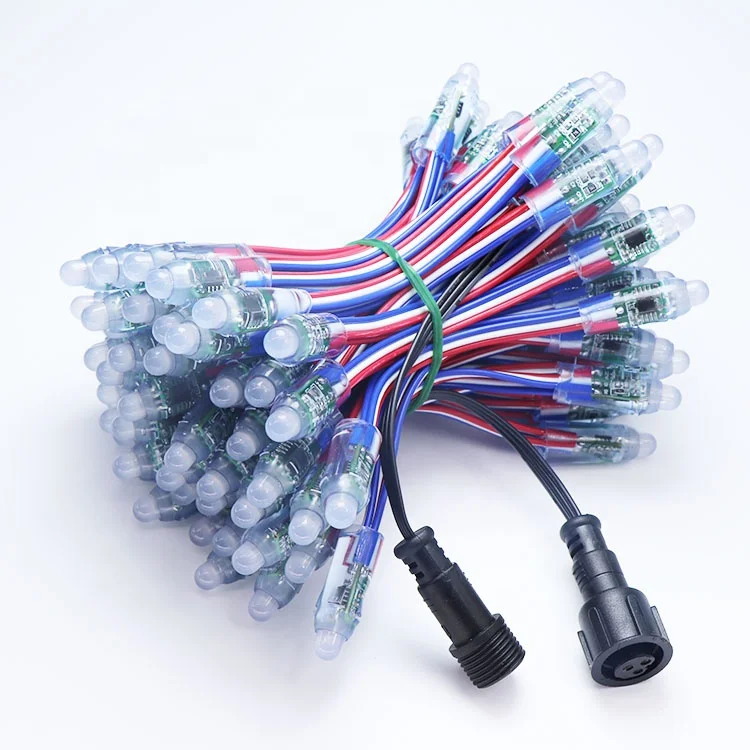 

waterproof rgb connectors3 pin connector waterproof ws2811 bullet 12v ws2811 bullet pixels 18 gauge