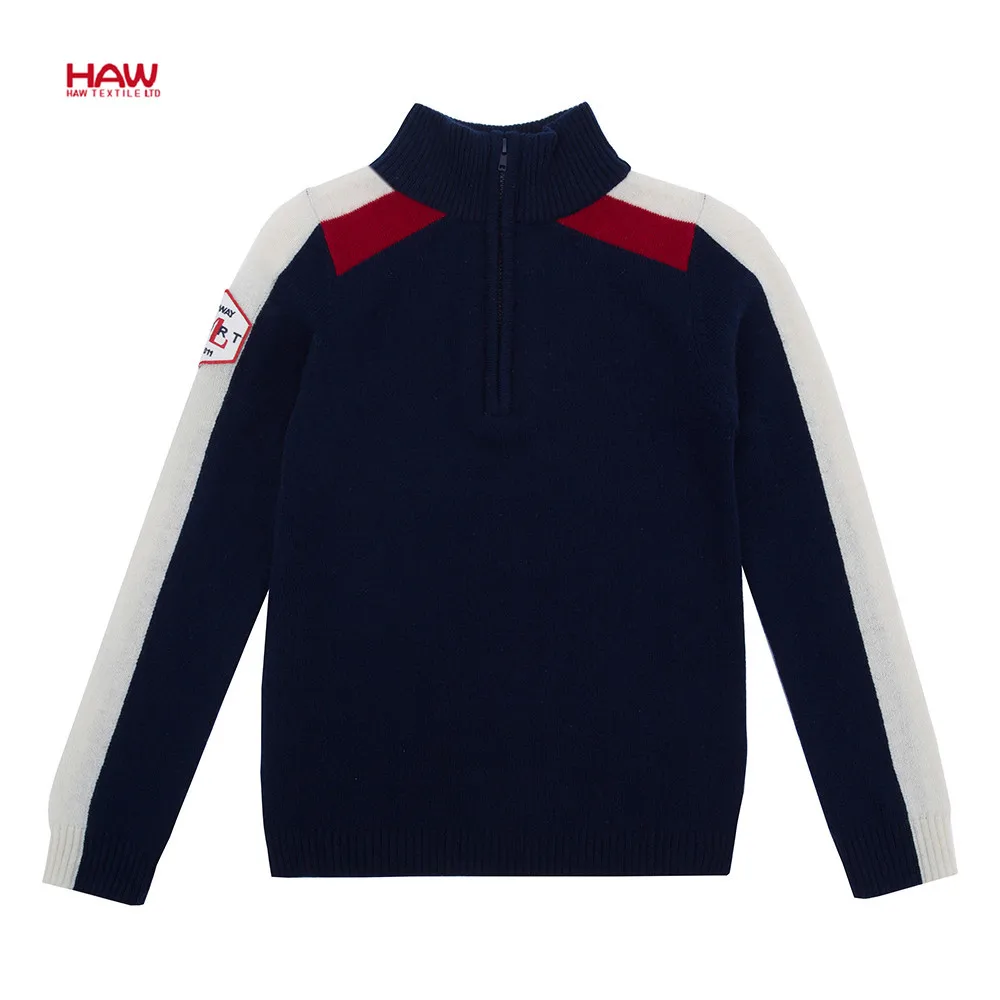 
Wholesale 100% Wool Casual Cool Boys Sweater 