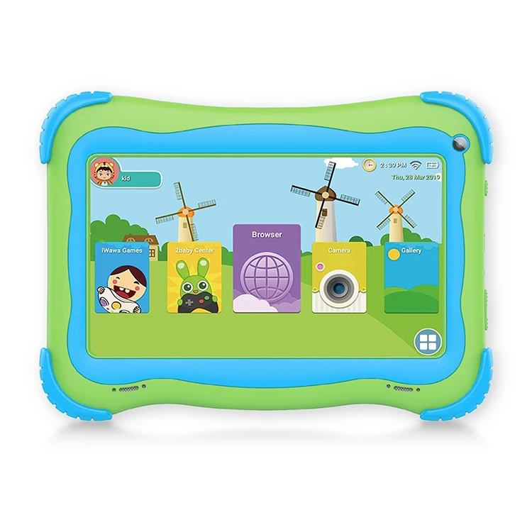 

Educational Learning Tablet Touch Screen High Quality Kids Tablets Pc, Green