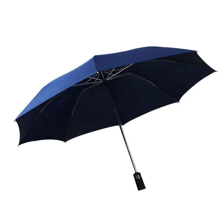 

Fully automatic umbrella aluminum alloy car reverse umbrella reflective folding umbrella, Optional