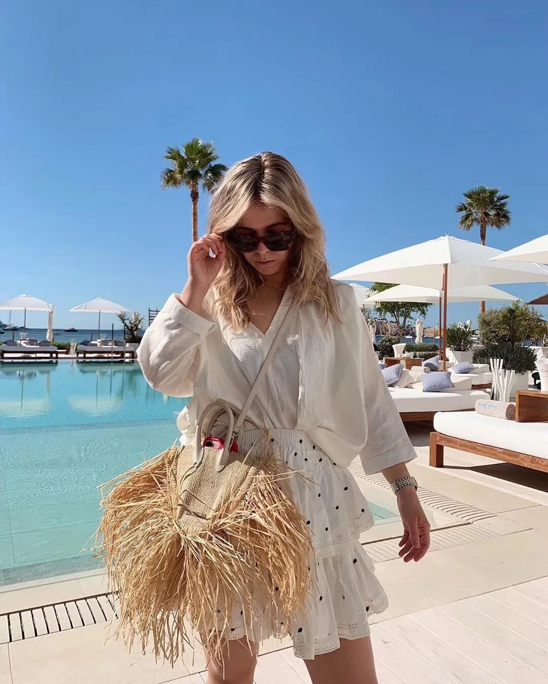 

2020 summer new design straw basket bag crossbody bag