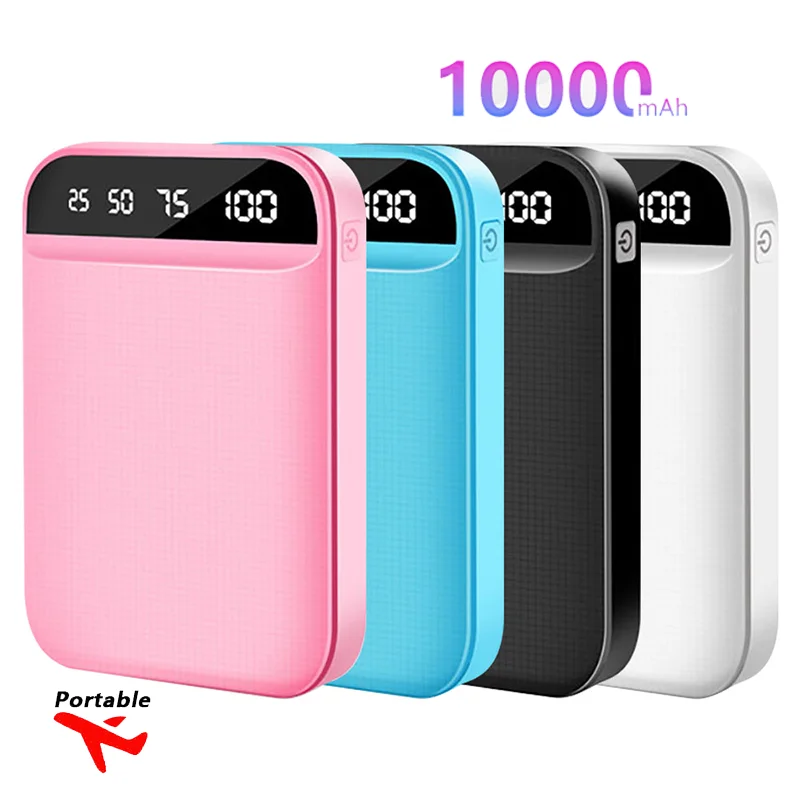 

Free Shipping 1 Sample OK Phone Accessories Fast Charging Powerbank 10000Mah Mini Portable Mobile Charger Power Bank Custom