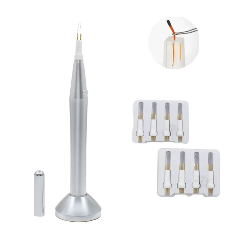 Dental Equipment Wireless Endo Gutta Teeth Whitening Hygiene Dental Tooth Gum Cutter with + 8 Heating Tips Root Canal