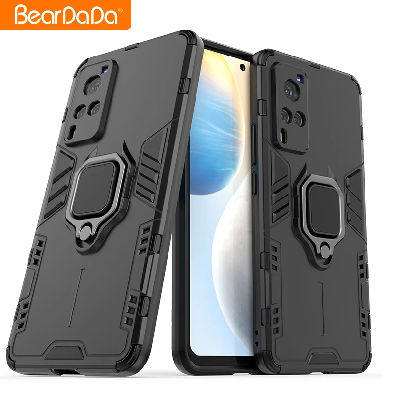 

mens lifeproof military grade heavy duty hard rubber designs cover for VIVO X60 5G shockproof custom logo anti yellow phone case