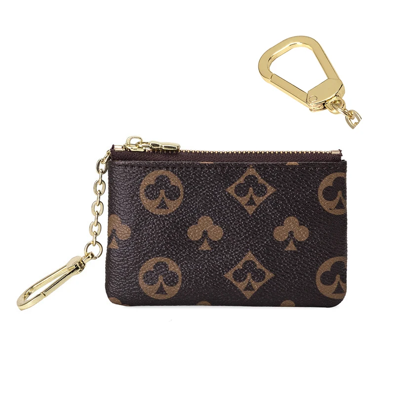 

women money mini custom card pockets logo slim purses, Customized color or brown