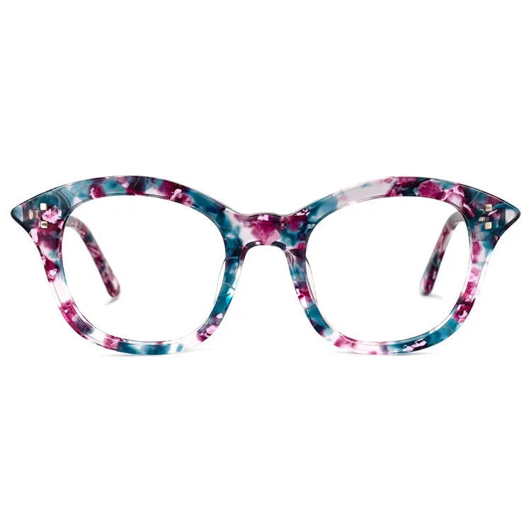 

New Model High Quality Factory Wholesale Optical Frame Square Eyeglasses Frames For Women, Multi colors