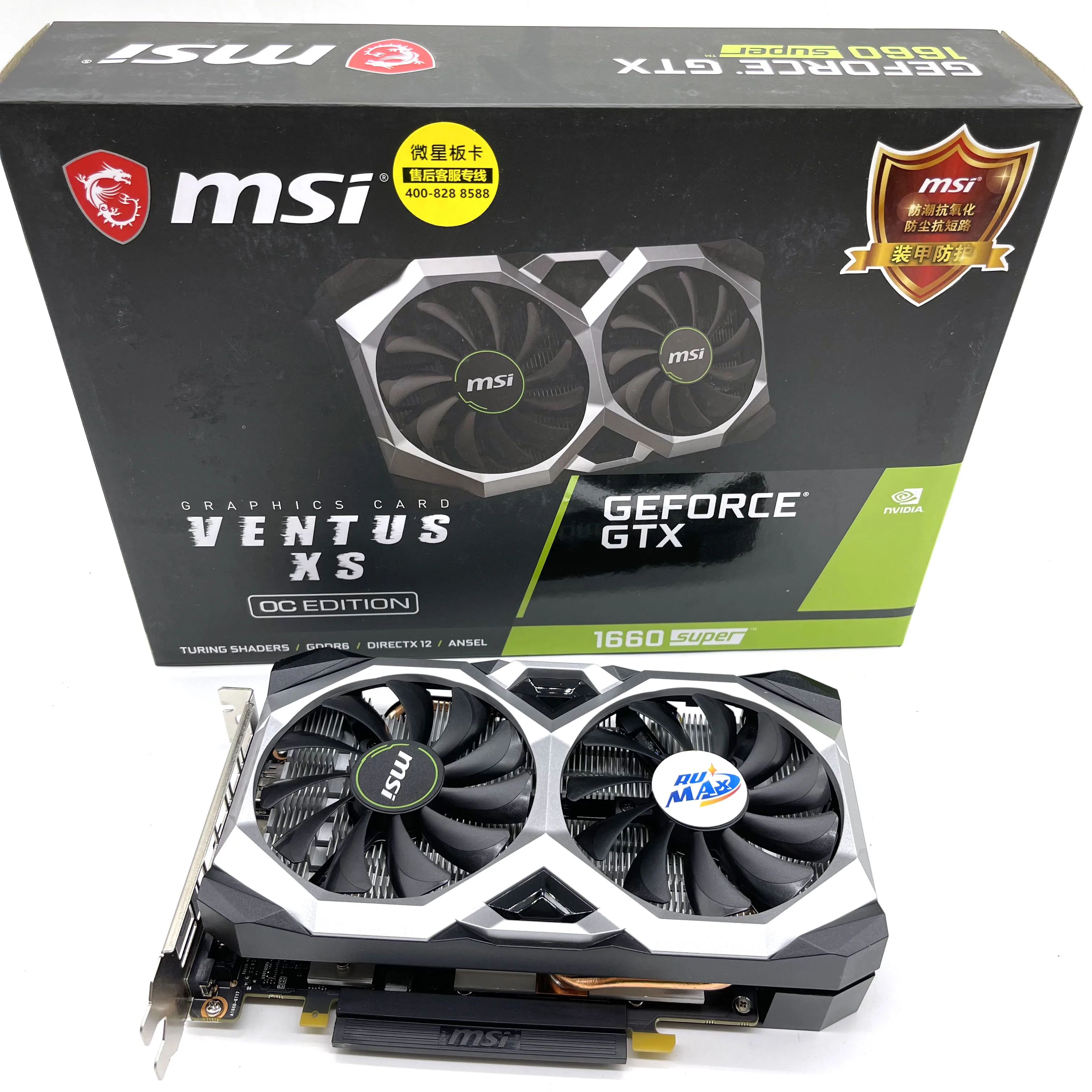 

For MSI nVIDIA GTX 1660 Super VENTUS XS 6GB GDDR6 OC Graphics Card Cheap 1660S Video Card For Gaming