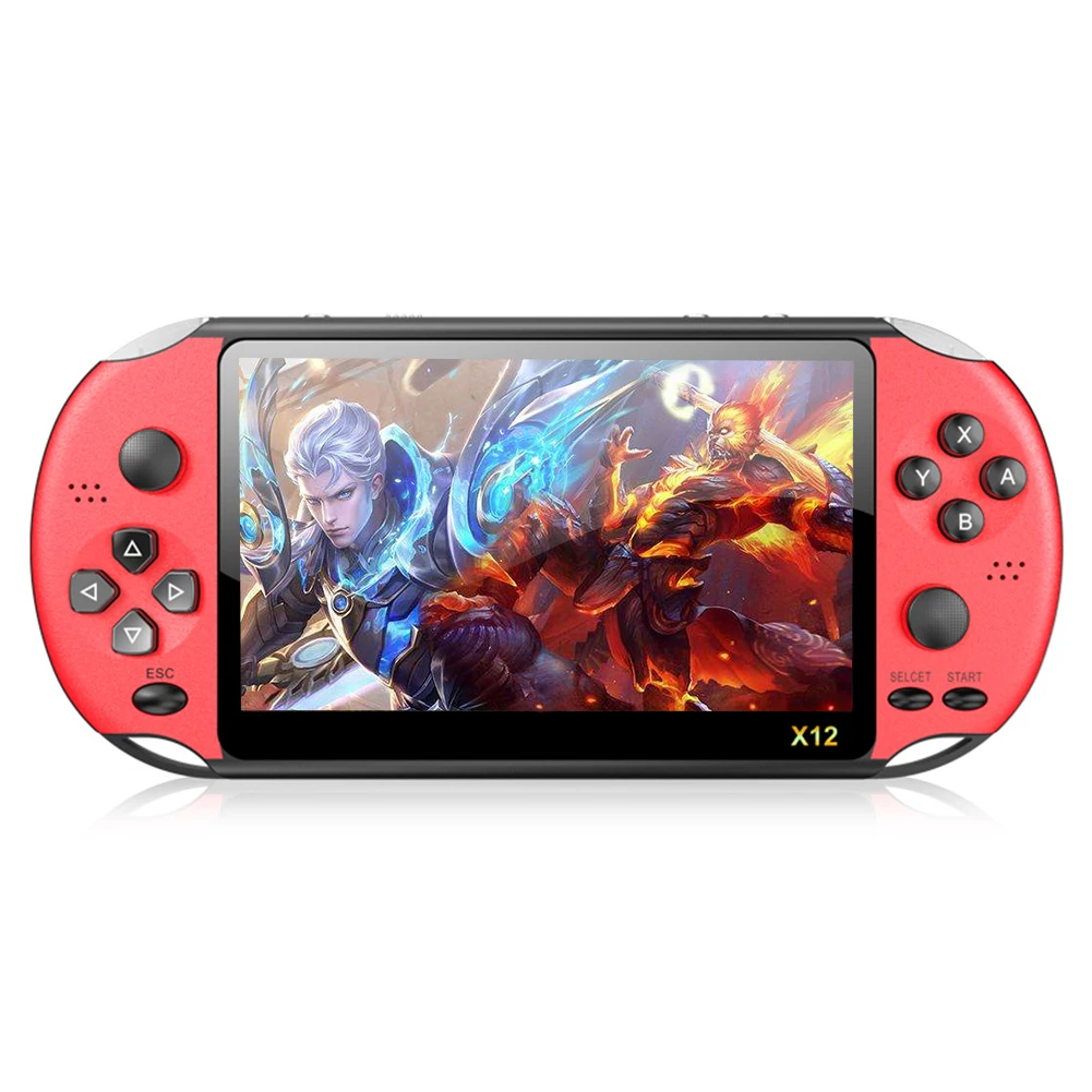 

Retro Game Handheld Game Console Built-in 2000+Classic Games Portable Mini Video Player 5.1/7inch IPS Screen 8G+32G