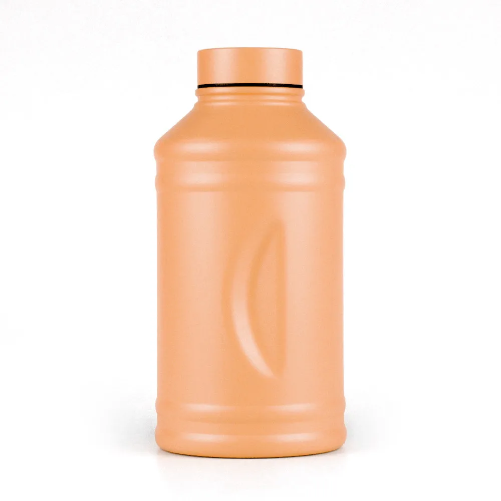 

74oz Insulated Stainless Steel Water Bottle with Straw Lid sport lid water bottle, Transparent/custom