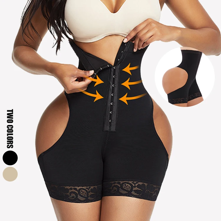 

Dropshipping Compression Corset Shaper Panties Plus Size Women High Waist Butt Lifter Body Shaper Shapewear, As show