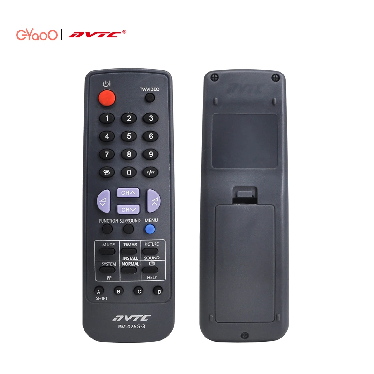 

NVTC RM-026G CRT TV Remote Control For Old-Fashioned TV