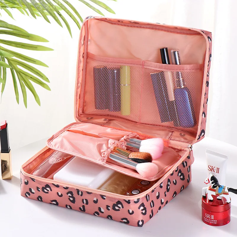 

Newest Korean Style Fashion Portable Women's Multifunctional Waterproof Floral Cloth Wash Travel Storage Bag, Ten colors to choose