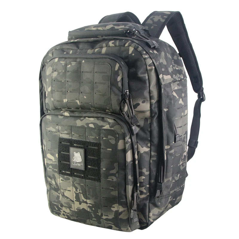 

Best selling durable using popular product camping backpack outdoor fashion backpack 2021 tactical bag, Black multicam tactical bag