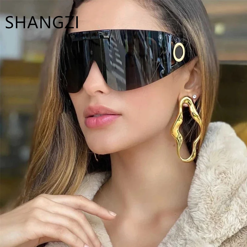 

GGJH2088 wholesale newest fashion big frame anti sand sun shades luxury oversized women sunglasses 2021