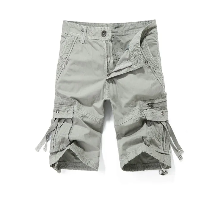 

Hot Sale men's shorts Cool military Summer cotton casual short pants multi pocket men cargo shorts, Customer requirements